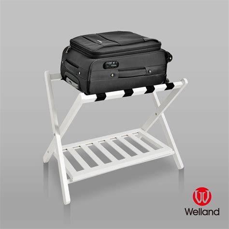 Welland Industries Llc Wood Folding Luggage Rack And Reviews Wayfair