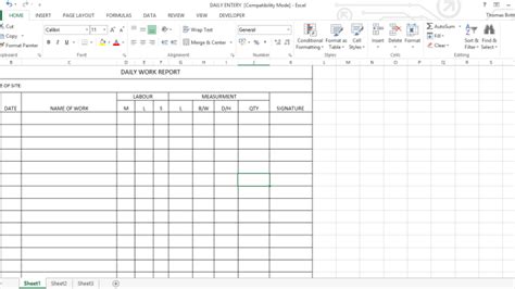 In order for it to make financial sense for a business to hire employees, employees must produce value for the business that exceeds the cost. Daily Work Report Excel Sheet - Engineering Feed