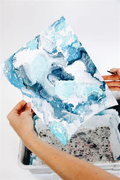 How To Make Water Marble Art Prints Makeful Marble Art Water Art
