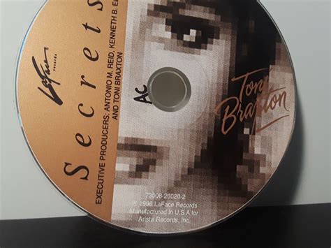 Toni Braxton ‎ Secrets Cd 1996 Laface Disc Only Ebay