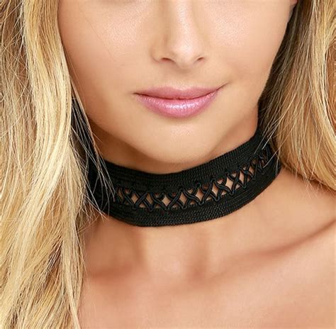 Fashion Jewelry Simple Sexy Lace Necklace Collar Female Hollow Necklace