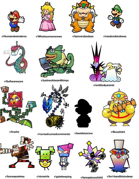Paper Mario Characters Pictures