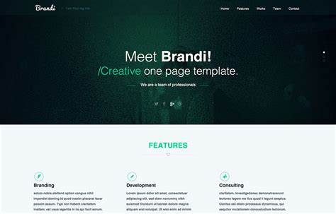 18 Free One Page PSD Web Templates In 2024 Colorlib