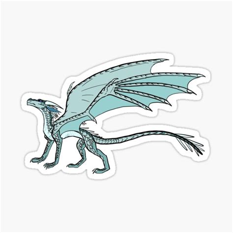 Prince Winter The Icewing From Wings Of Fire Sticker For Sale By