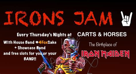 Jam Night Cart And Horses London The Birthplace Of Iron Maiden
