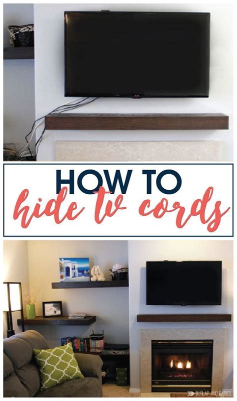 How To Hide Tv Cords Once And For All Hide Tv Cords Tv Cords Hidden Tv