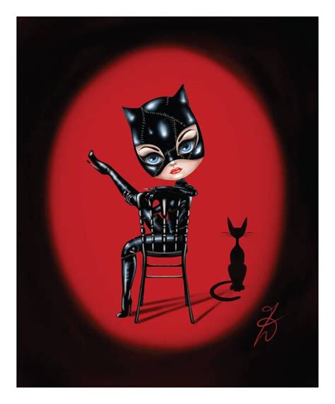 Catwoman Tim Burton Inspired Fan Art Etsy