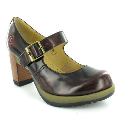 Dr Martens Diva Marlena Womens Leather High Heel Shoes Cherry Red