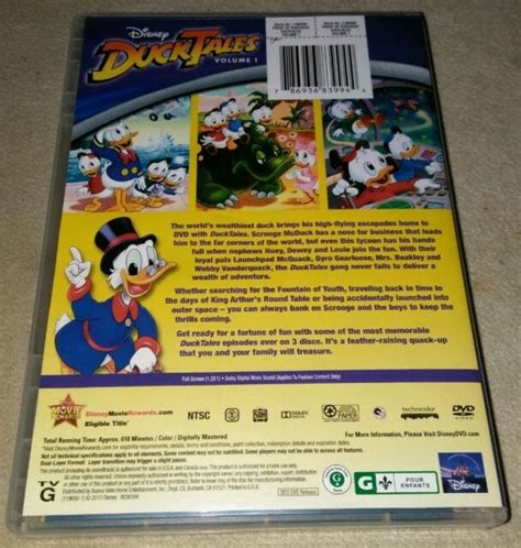 Disney Ducktales Complete Volume 1 Dvd Set Ebay