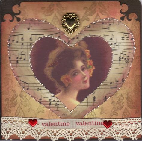 Fifis Daughter Vintage Valentine Collage