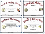 Free Classroom Awards Printable - Printable Templates