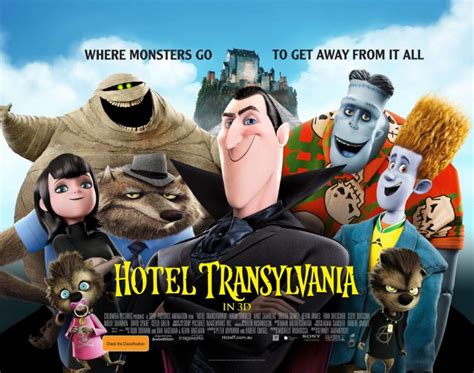 Hotel Transylvania Dark Cartoon Halloween Horror