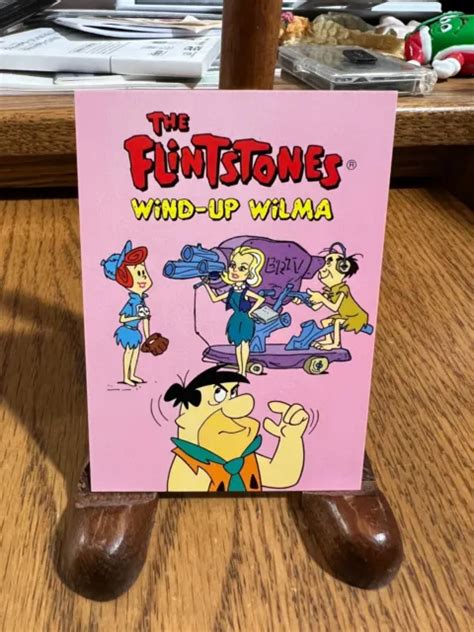 1993 Cardz The Flintstones Hanna Barbera Trading Card 75 Wind Up Wilma