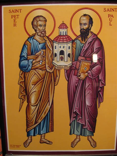 We are a parish of the orthodox christian faith which was established by the apostles on the day of holy pentecost in the year 33 ad. St Peter and St Paul | Monastery icons, Christian art ...