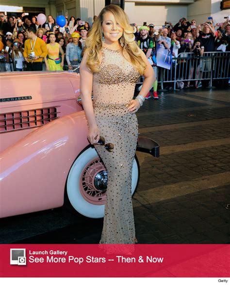 Mariah Carey Shows Off Fit Physique In Nude Sparkly Gown Toofab Com