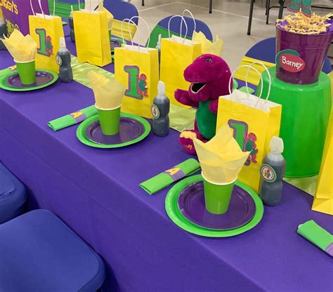 Barney And Friends Birthday Party Ideas Photo 2 Of 6 Catch My Party
