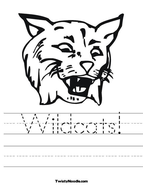 Kentucky Wildcats Coloring Pages