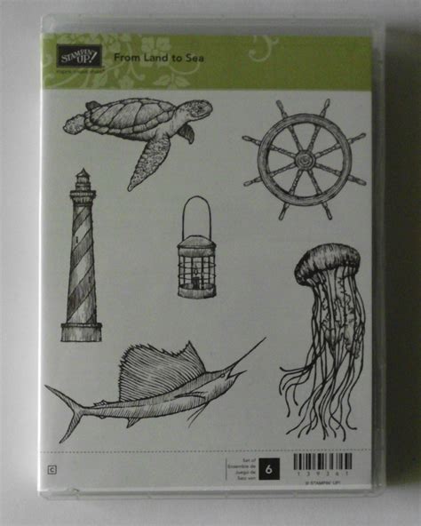 Nautical Stamps Stampin Up From Land To Sea Clear Stamp