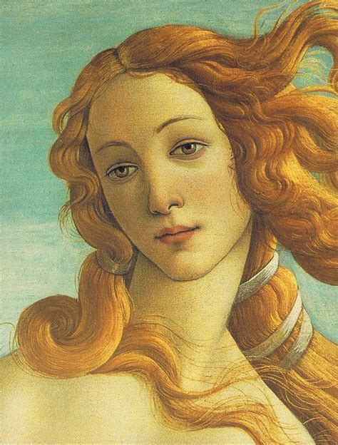 Botticelli Birth Of Venus Detail Head Opera D Arte Famosa Arte