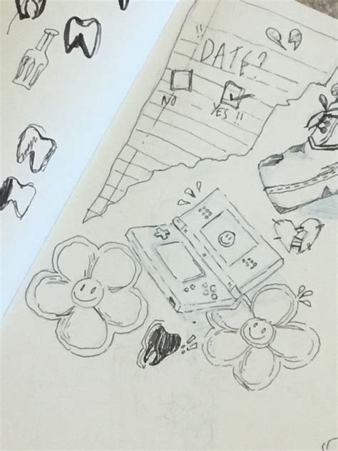 Y2k Doodles Indie Drawings Sketch Book Art Diary