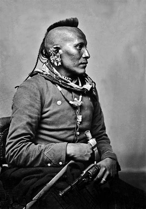 Pawnee Man White Horse As Sau Taw Ka 1869 Native American Warrior