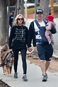 amanda seyfried out for a walk with her husband and daughter in los ...
