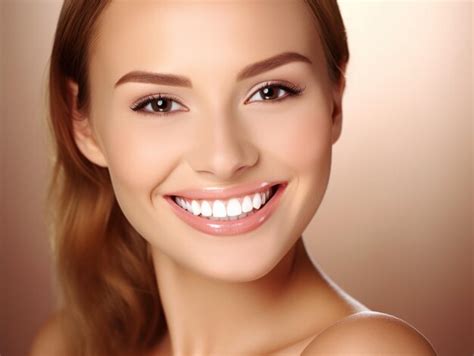 Premium Ai Image Beautiful Wide Smile Of Healthy Woman White Teeth Close Up