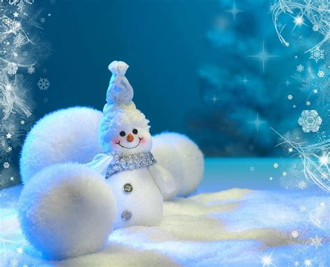 Hd Wallpaper Snowmen New Year Lovely Christmas Nice Funny Cute