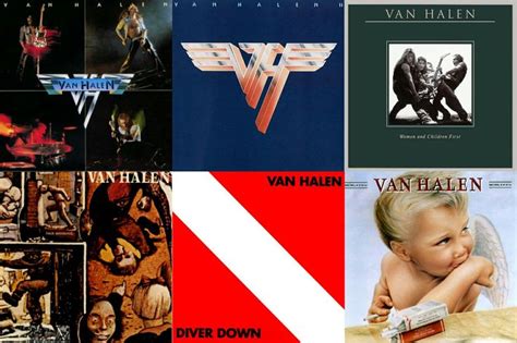 These 6 Six Albums By Van Halen Great Songs Van Halen 2