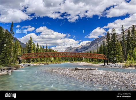 Bridge Over The Kootenay River Kootenay National Park British