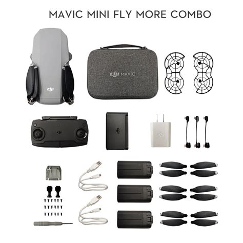Dji Mini Dron Mavic Fly More Combo Mavic Con Cámara De 2 7 K Versión Fcc Mt1ss5 Tiempo De