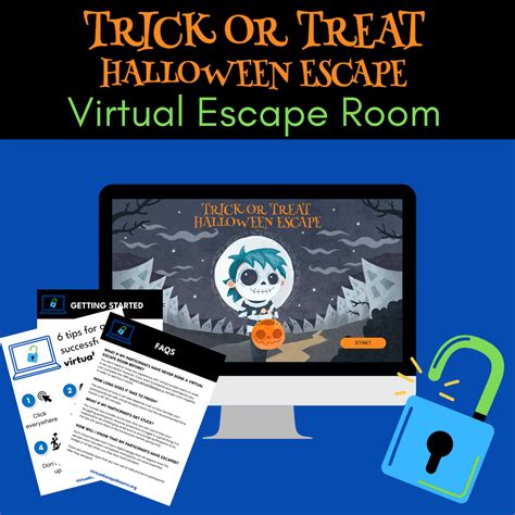 Trick Or Treat Halloween Virtual Escape Room Classful