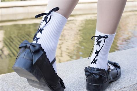 Princess Sweet Lolita Socks Japanese Bow Style Restoring Ancient Ways