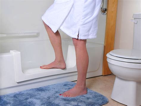 This is great if you are taller because you will still be able to fully submerse your removable steps: Bathroom Safety Design Tips for Elderly Access