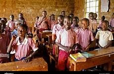 classroom kenya school students kenyan stock alamy high