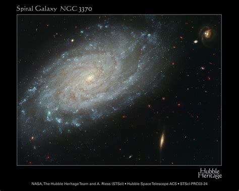 El Sofista La Galaxia Espiral Ngc 3370 Desde El Hubble