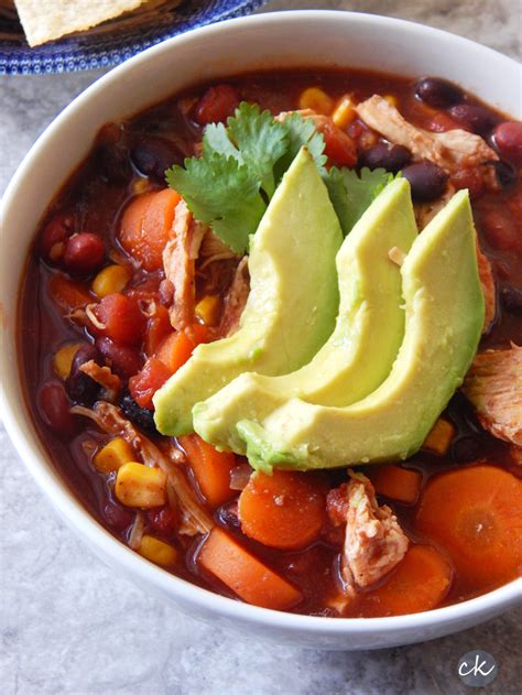 The pchrisicture above with the taco and a bowl of soup, that's how this turns out if you use. Crock-Pot Chicken Taco Soup | Recette
