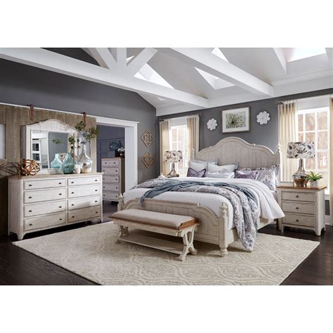 Liberty Furniture Farmhouse Reimagined King Bedroom Group Godby Home
