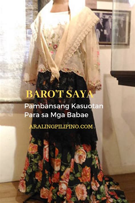 Pambansang Kasuotan Ng Pilipinas Barong At Saya