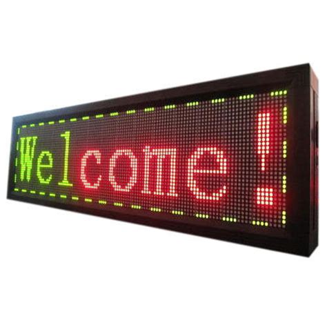 Led Display Sign Board At Rs 6800square Feet Led Glow Sign Board