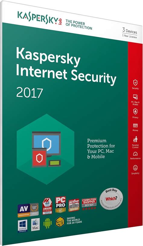 Kaspersky Internet Security 2017 3 Devices 1 Year Pcmacandroid