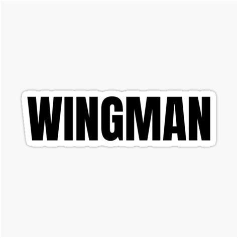 Wingman Sticker For Sale By Perivolitees Redbubble
