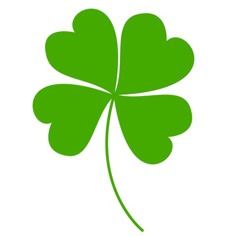 Download High Quality Four Leaf Clover Clipart Lucky Transparent Png