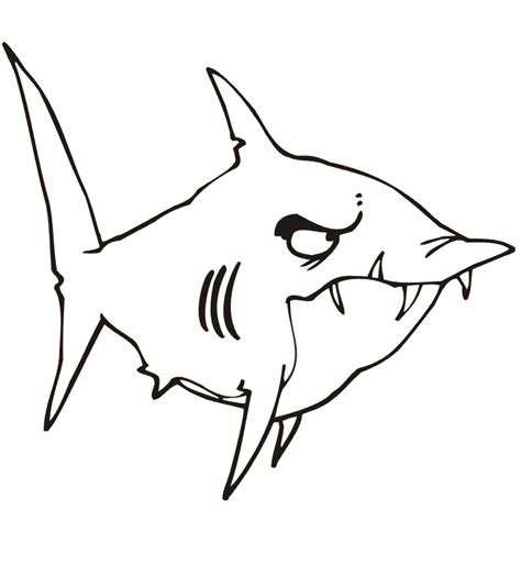 Pictures Of Sharks To Color Coloring Home