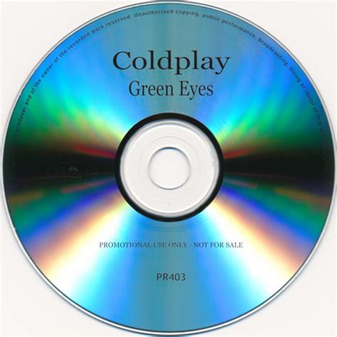 Coldplay Green Eyes 2003 Cdr Discogs