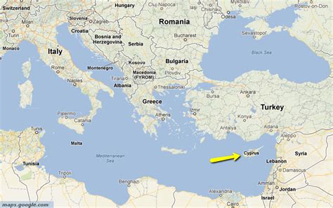 Cyprus Location In The Mediterranean Sea Plovdiv Island Serbia