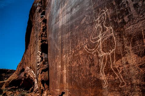 Cowboy Petroglyph In Escalante Canyon Brad Peterson