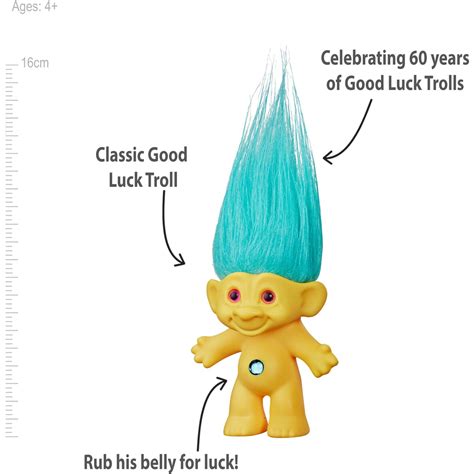 Trolls Classic Good Luck 6 Troll Figures Assorted Big W