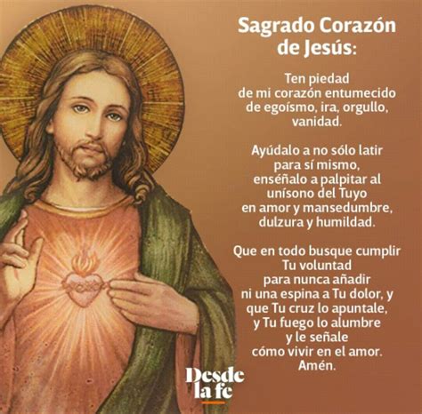 Pin De Adriana Parada S En Mes Del Sagrado Corazón De Jesús Oracion