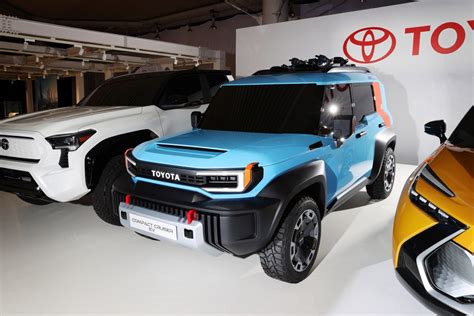 Toyota Compact Cruiser And Pickup Ev Concepts Promise A Brawny Electric